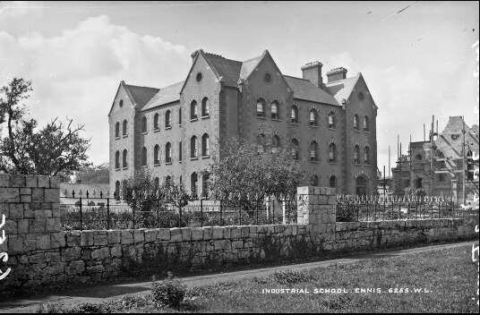 Old photograph of Industrial School, Ennis